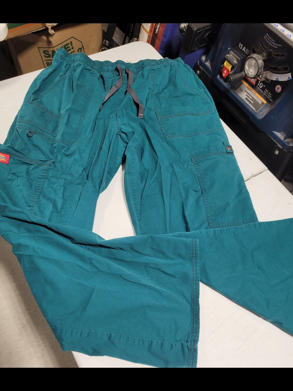 Dickies Men's Teal Green Medical Scrub Set - Picture 5 of 8